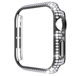 Vỏ đồng hồ PC kim cương rỗng cho Apple Watch Series, 3&2&1 38mm, 3&2&1 42mm