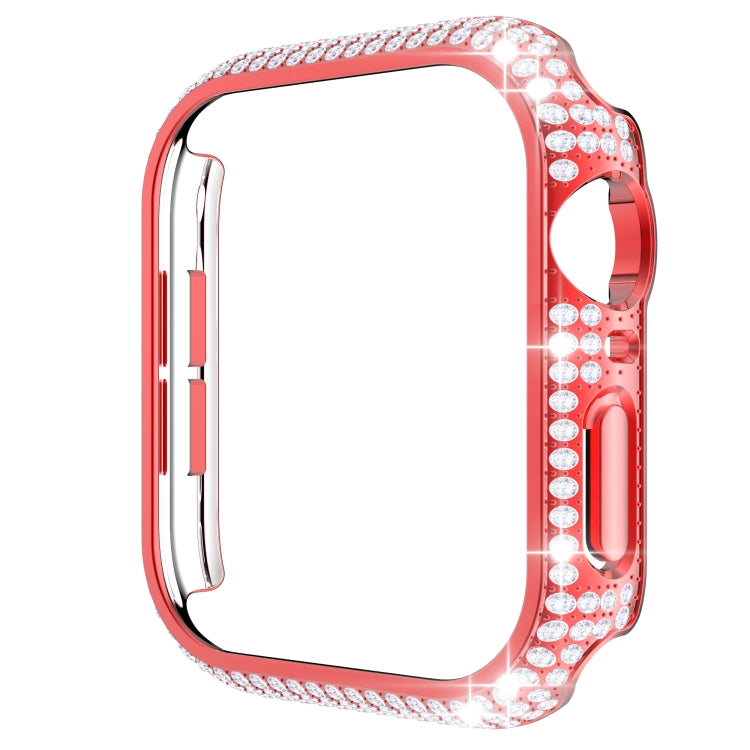 Vỏ đồng hồ PC kim cương rỗng cho Apple Watch Series, 3&2&1 38mm, 3&2&1 42mm