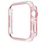 Vỏ đồng hồ PC kim cương rỗng cho Apple Watch Series, 3&2&1 38mm, 3&2&1 42mm