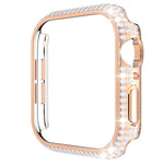 Vỏ đồng hồ PC kim cương rỗng cho Apple Watch Series, 3&2&1 38mm, 3&2&1 42mm