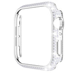 Vỏ đồng hồ PC kim cương rỗng cho Apple Watch Series, 3&2&1 38mm, 3&2&1 42mm