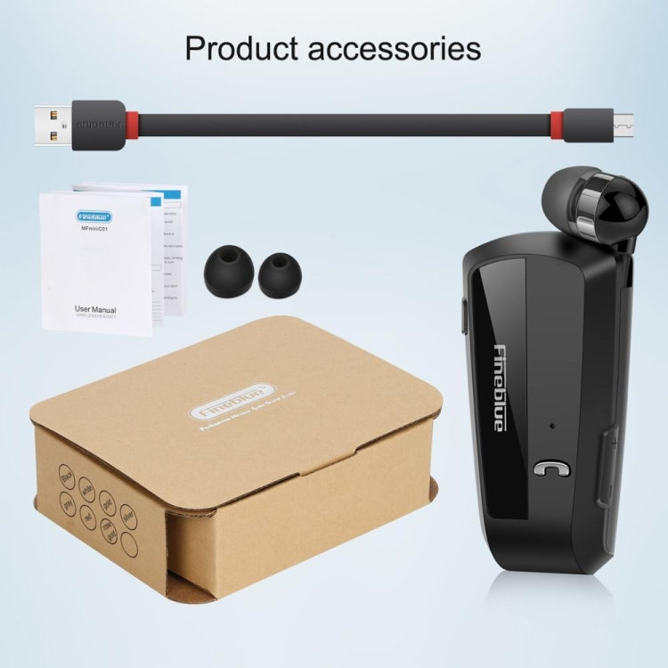 Tai nghe Bluetooth lavalier giảm tiếng ồn Fineblue F990 CVC6.0, hỗ trợ nhắc nhở rung