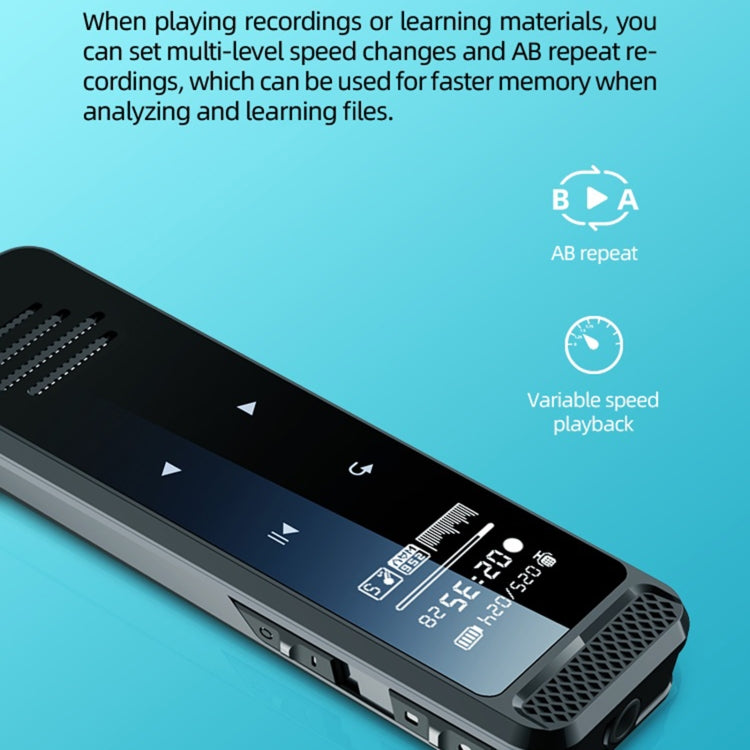 Bút ghi âm điều khiển giọng nói giảm tiếng ồn HD thông minh Q55, 4GB, 8GB, 16GB, 32GB