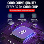 Bút ghi âm điều khiển giọng nói giảm tiếng ồn HD thông minh mặt dây chuyền trái tim Q66, 4GB, 8GB, 16GB, 32GB, 64GB