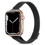 Dây đồng hồ Milanese eo nhỏ cho Apple Watch Series, 7 41mm / 6&SE&5&4 40mm / 3&2&1 38mm, 7 45mm / 6&SE&5&4 44mm / 3&2&1 42mm