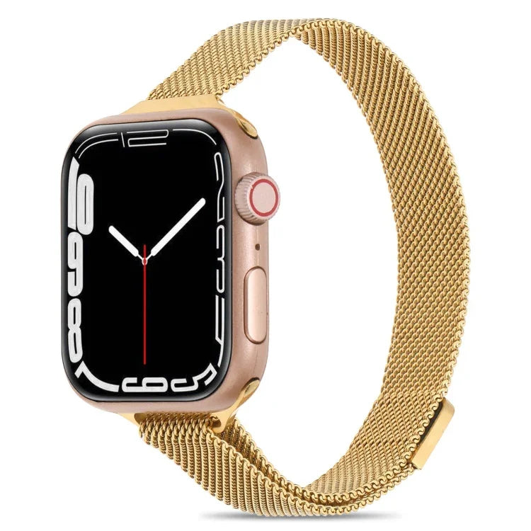 Dây đồng hồ Milanese eo nhỏ cho Apple Watch Series, 7 41mm / 6&SE&5&4 40mm / 3&2&1 38mm, 7 45mm / 6&SE&5&4 44mm / 3&2&1 42mm