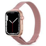 Dây đồng hồ Milanese eo nhỏ cho Apple Watch Series, 7 41mm / 6&SE&5&4 40mm / 3&2&1 38mm, 7 45mm / 6&SE&5&4 44mm / 3&2&1 42mm