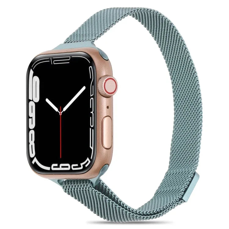 Dây đồng hồ Milanese eo nhỏ cho Apple Watch Series, 7 41mm / 6&SE&5&4 40mm / 3&2&1 38mm, 7 45mm / 6&SE&5&4 44mm / 3&2&1 42mm