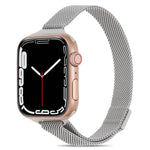 Dây đồng hồ Milanese eo nhỏ cho Apple Watch Series, 7 41mm / 6&SE&5&4 40mm / 3&2&1 38mm, 7 45mm / 6&SE&5&4 44mm / 3&2&1 42mm