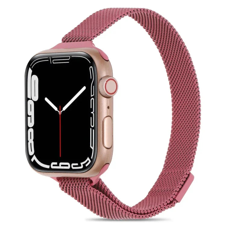 Dây đồng hồ Milanese eo nhỏ cho Apple Watch Series, 7 41mm / 6&SE&5&4 40mm / 3&2&1 38mm, 7 45mm / 6&SE&5&4 44mm / 3&2&1 42mm