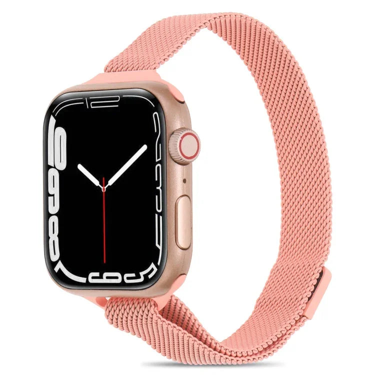 Dây đồng hồ Milanese eo nhỏ cho Apple Watch Series, 7 41mm / 6&SE&5&4 40mm / 3&2&1 38mm, 7 45mm / 6&SE&5&4 44mm / 3&2&1 42mm