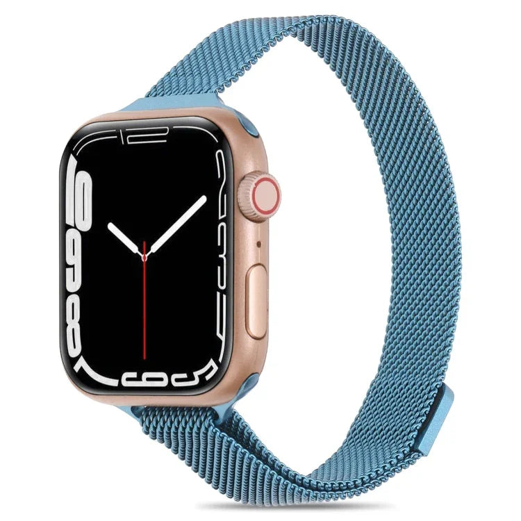 Dây đồng hồ Milanese eo nhỏ cho Apple Watch Series, 7 41mm / 6&SE&5&4 40mm / 3&2&1 38mm, 7 45mm / 6&SE&5&4 44mm / 3&2&1 42mm