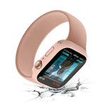 Vỏ đồng hồ chống nước PC + kính cường lực có nắp dưới cho Apple Watch Series 9 / 8 / 7 45mm, 9 / 8 / 7 41mm, 9 / 8 / 7 45mm