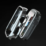 Vỏ bảo vệ đồng hồ PC mạ điện rỗng, cho Apple Watch Series 9 / 8 / 7 41mm, cho Apple Watch Series 9 / 8 / 7 45mm