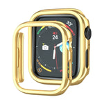 Vỏ bảo vệ đồng hồ PC mạ điện rỗng, cho Apple Watch Series 9 / 8 / 7 41mm, cho Apple Watch Series 9 / 8 / 7 45mm