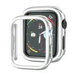 Vỏ bảo vệ đồng hồ PC mạ điện rỗng, cho Apple Watch Series 9 / 8 / 7 41mm, cho Apple Watch Series 9 / 8 / 7 45mm