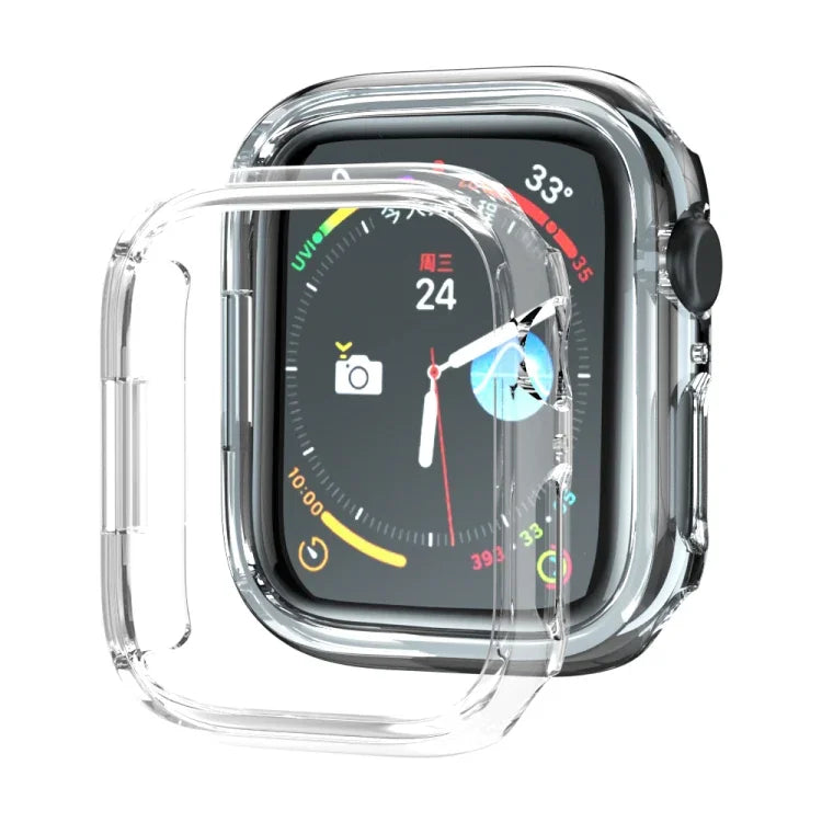 Vỏ bảo vệ đồng hồ PC mạ điện rỗng, cho Apple Watch Series 9 / 8 / 7 41mm, cho Apple Watch Series 9 / 8 / 7 45mm