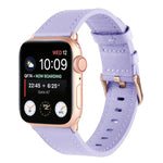 Dây đồng hồ da thật eo nhỏ cho Apple Watch Series, 7 41mm / 6&SE&5&4 40mm / 3&2&1 38mm, 7 45mm / 6&SE&5&4 44mm / 3&2&1 42mm