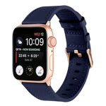 Dây đồng hồ da thật eo nhỏ cho Apple Watch Series, 7 41mm / 6&SE&5&4 40mm / 3&2&1 38mm, 7 45mm / 6&SE&5&4 44mm / 3&2&1 42mm