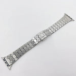 Dây đồng hồ kim loại sồi ba sợi cho Apple Watch Series, 7 41mm / 6&SE&5&4 40mm / 3&2&1 38mm, 7 45mm / 6&SE&5&4 44mm / 3&2&1 42mm