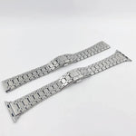 Dây đồng hồ kim loại sồi ba sợi cho Apple Watch Series, 7 41mm / 6&SE&5&4 40mm / 3&2&1 38mm, 7 45mm / 6&SE&5&4 44mm / 3&2&1 42mm
