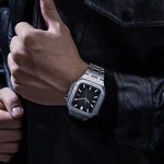 Dây đồng hồ kim loại sồi tích hợp + ốp đồng hồ cho Apple Watch Series, cho Apple Watch Series 6&SE&5&4 44mm