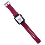 Dây đồng hồ silicone chỉ may cho Apple Watch Series, 7 41mm / 6&SE&5&4 40mm / 3&2&1 38mm, 7 45mm / 6&SE&5&4 44mm / 3&2&1 42mm