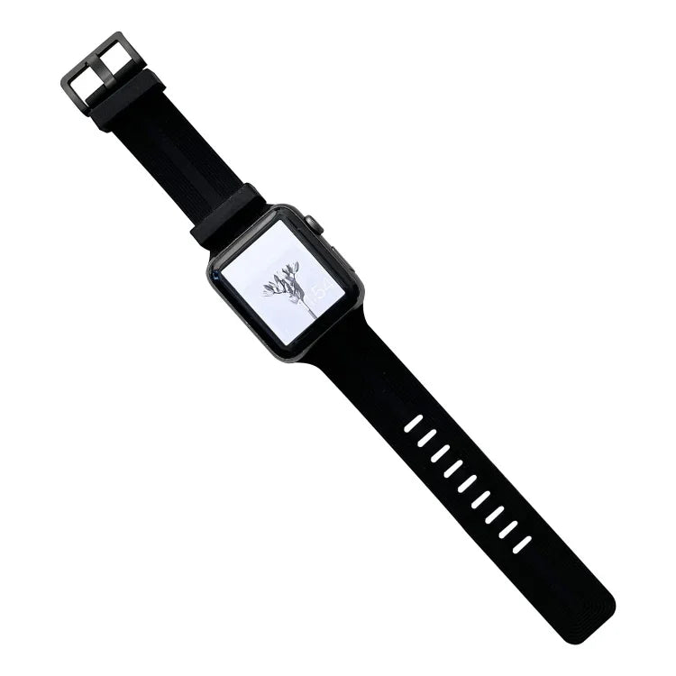 Dây đồng hồ silicone chỉ may cho Apple Watch Series, 7 41mm / 6&SE&5&4 40mm / 3&2&1 38mm, 7 45mm / 6&SE&5&4 44mm / 3&2&1 42mm