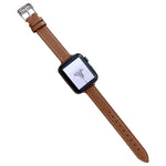 Dây đồng hồ da trơn cho Apple Watch Series, 7 41mm / 6&SE&5&4 40mm / 3&2&1 38mm, 7 45mm / 6&SE&5&4 44mm / 3&2&1 42mm