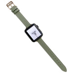 Dây đồng hồ da trơn cho Apple Watch Series, 7 41mm / 6&SE&5&4 40mm / 3&2&1 38mm, 7 45mm / 6&SE&5&4 44mm / 3&2&1 42mm