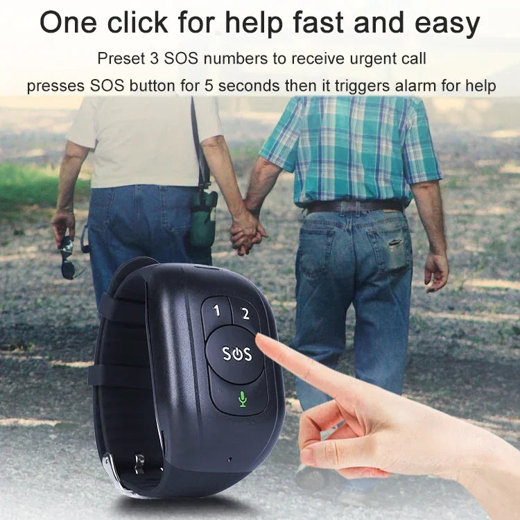 Đồng hồ thông minh định vị GPS chống mất RF-V48 4G chống nước, dây đeo A, dây đeo A, dây đeo B