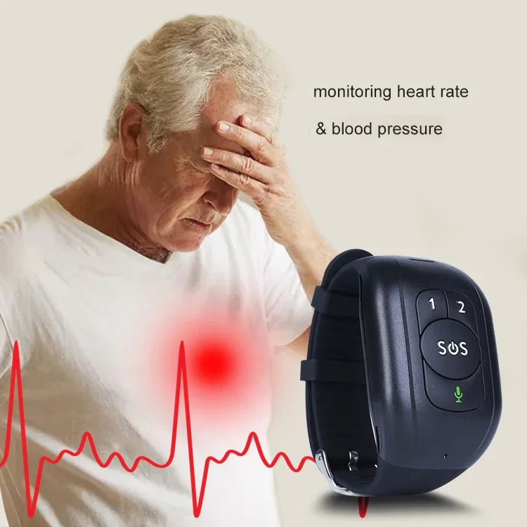 Đồng hồ thông minh định vị GPS chống mất RF-V48 4G chống nước, dây đeo A, dây đeo A, dây đeo B