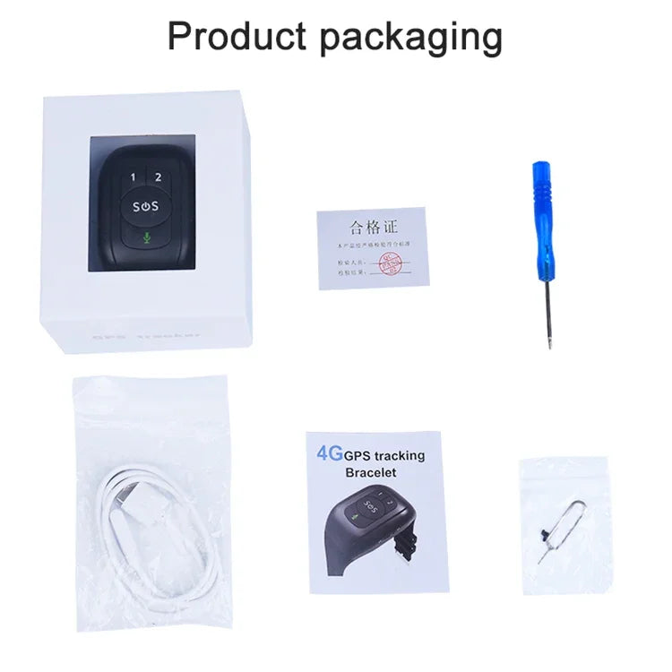 Đồng hồ thông minh định vị GPS chống mất RF-V48 4G chống nước, dây đeo A, dây đeo A, dây đeo B