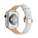 Dây đồng hồ khóa bướm mảnh mai cho Apple Watch Series, 7 41mm / 6&SE&5&4 40mm / 3&2&1 38mm