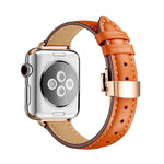 Dây đồng hồ khóa bướm mảnh mai cho Apple Watch Series, 7 41mm / 6&SE&5&4 40mm / 3&2&1 38mm