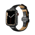 Dây đồng hồ khóa bướm mảnh mai cho Apple Watch Series, 7 41mm / 6&SE&5&4 40mm / 3&2&1 38mm