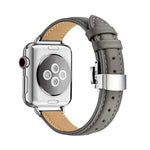 Dây đồng hồ khóa bướm mảnh mai cho Apple Watch Series, 7 41mm / 6&SE&5&4 40mm / 3&2&1 38mm