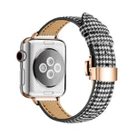 Dây đồng hồ khóa bướm mảnh mai cho Apple Watch Series, 7 41mm / 6&SE&5&4 40mm / 3&2&1 38mm
