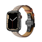 Dây đồng hồ khóa bướm mảnh mai cho Apple Watch Series, 7 41mm / 6&SE&5&4 40mm / 3&2&1 38mm