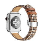 Dây đồng hồ khóa bướm mảnh mai cho Apple Watch Series, 7 41mm / 6&SE&5&4 40mm / 3&2&1 38mm