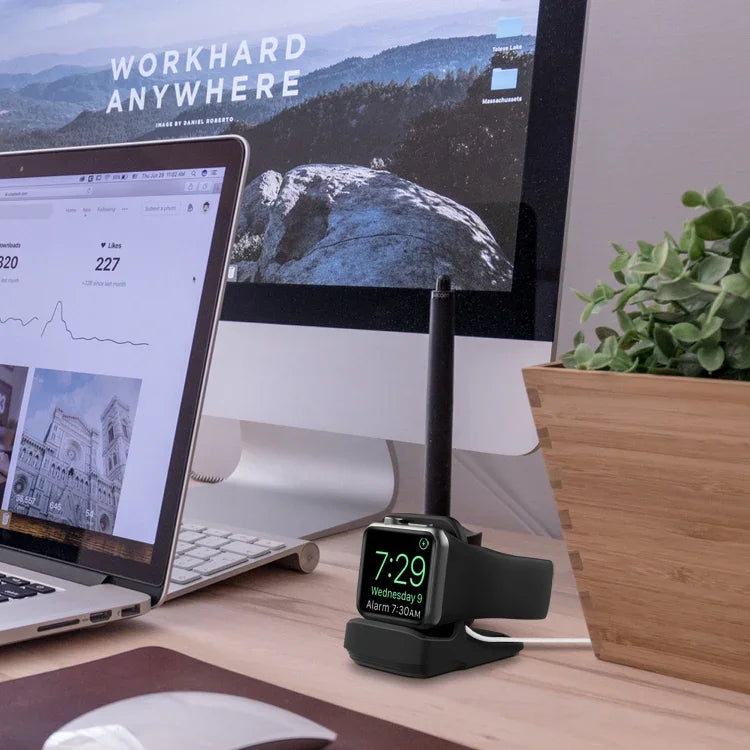 Giá đỡ sạc silicone cho Apple Watch
