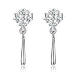 Bông tai nữ đinh tai sáng bạc Sterling S925, sáng (bạc)