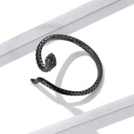 Nhẫn bạc S925 Sterling hình rắn bí ẩn cho nữ, rắn bí ẩn