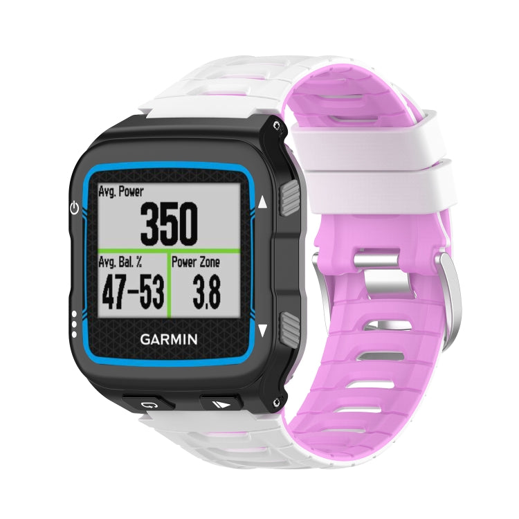 Two-color Steel Buckle Watch Band, For Garmin Forerunner 920XT