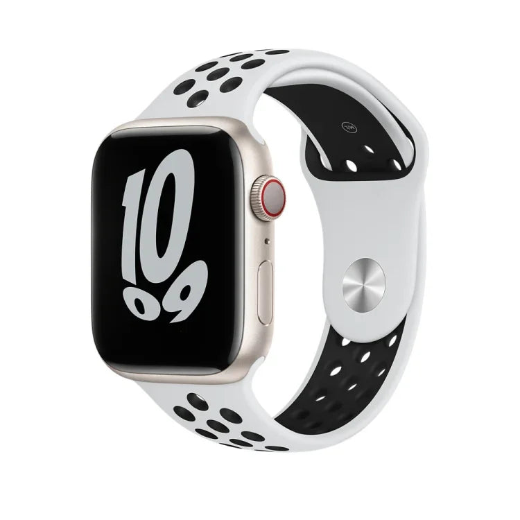 Dây đồng hồ thể thao silicone cho Apple Watch Series, 7 41mm / 6&SE&5&4 40mm / 3&2&1 38mm, 7 45mm / 6&SE&5&4 44mm / 3&2&1 42mm