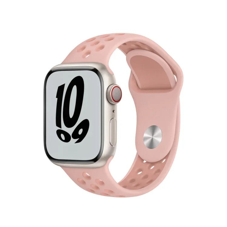 Dây đồng hồ thể thao silicone cho Apple Watch Series, 7 41mm / 6&SE&5&4 40mm / 3&2&1 38mm, 7 45mm / 6&SE&5&4 44mm / 3&2&1 42mm