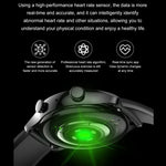 Đồng hồ thông minh dây thép màn hình AMOLED 1.36 inch HK8Pro, Hỗ trợ chức năng NFC / Theo dõi oxy trong máu, Dây thép (Đen), Dây thép (Vàng), Dây thép (Bạc)