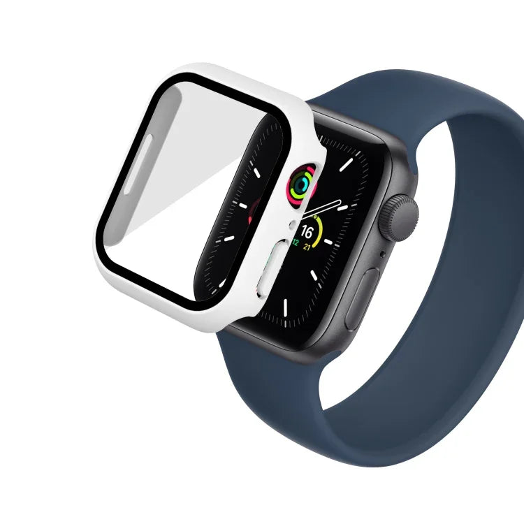 Ốp đồng hồ chống nước PC+Kính cường lực, cho Apple Watch Series 9 / 8 / 7 41mm, cho Apple Watch Series 9 / 8 / 7 45mm