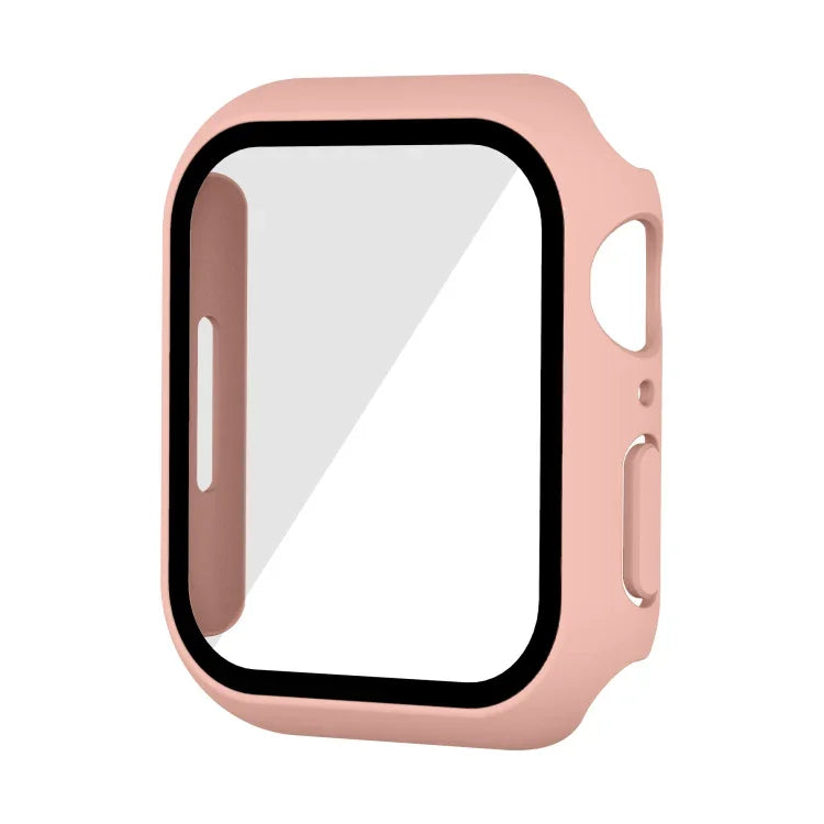 Ốp đồng hồ chống nước PC+Kính cường lực, cho Apple Watch Series 9 / 8 / 7 41mm, cho Apple Watch Series 9 / 8 / 7 45mm