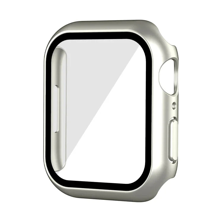 Ốp đồng hồ chống nước PC+Kính cường lực, cho Apple Watch Series 9 / 8 / 7 41mm, cho Apple Watch Series 9 / 8 / 7 45mm